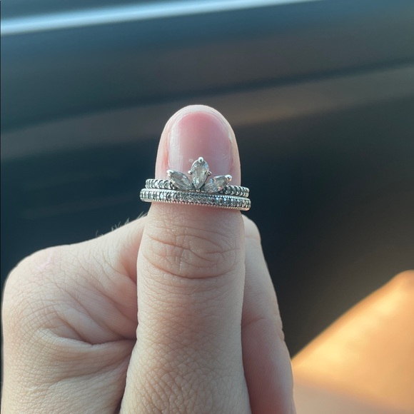 Pandora Jewelry - Pandora Silver Marquise Ring Trio